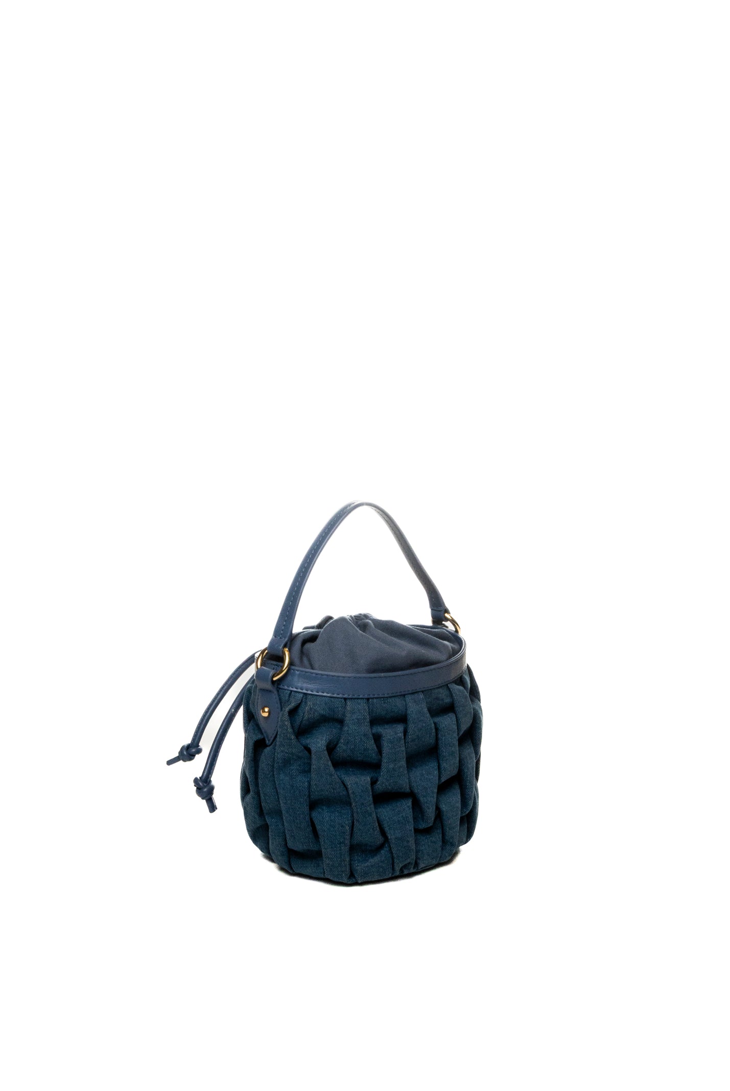 TOSCABLU borsa a spalla plissè blu 622B22 PELLE-C30