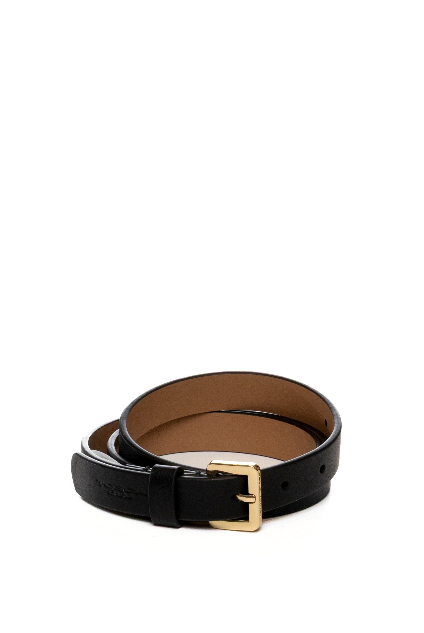 TOSCABLU cintura pelle nera 85C20 PELLE-C99