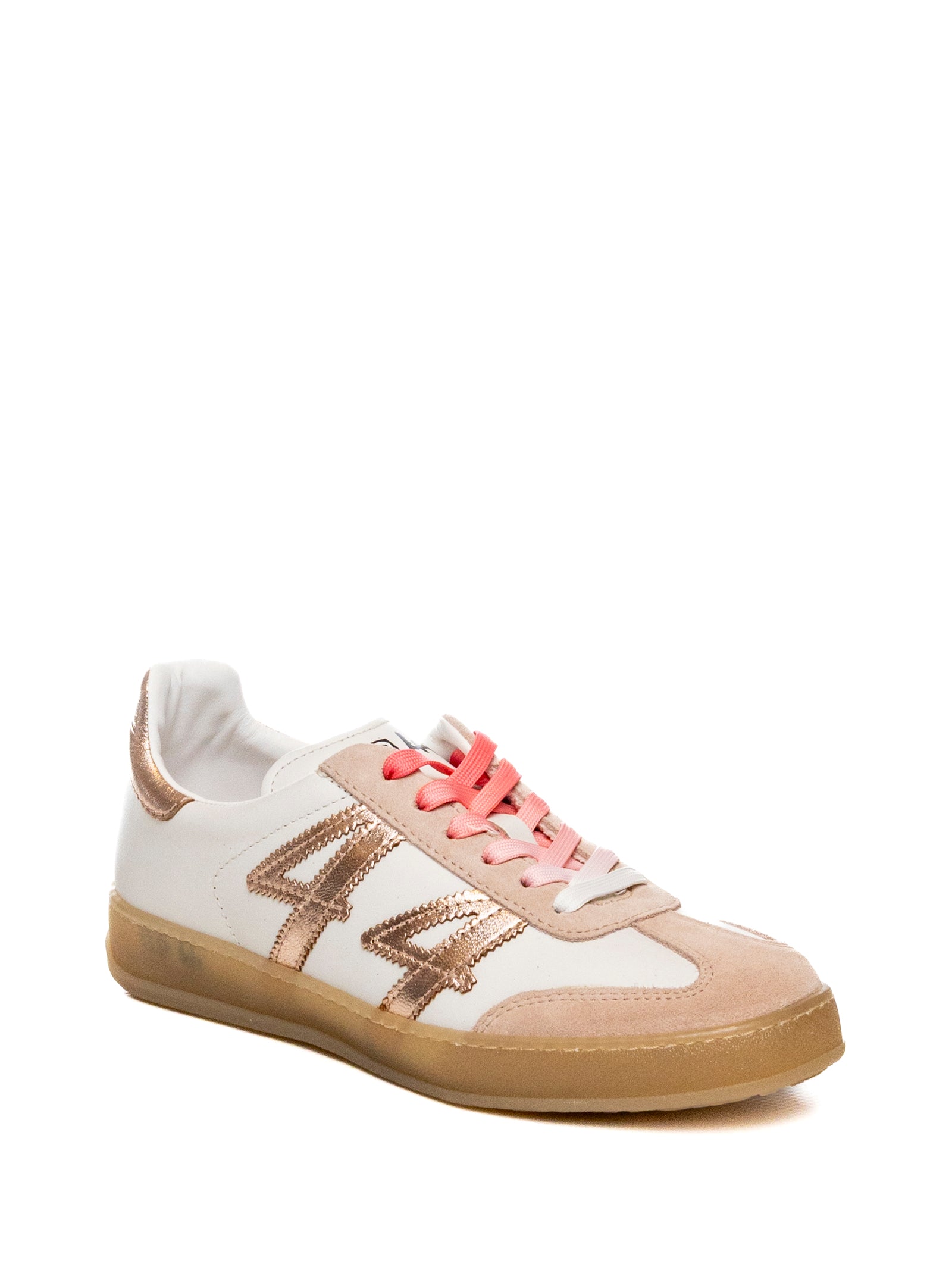 UP44 sneaker bianco/rosa W14 PEL/SUE-BIA/CIPRIA