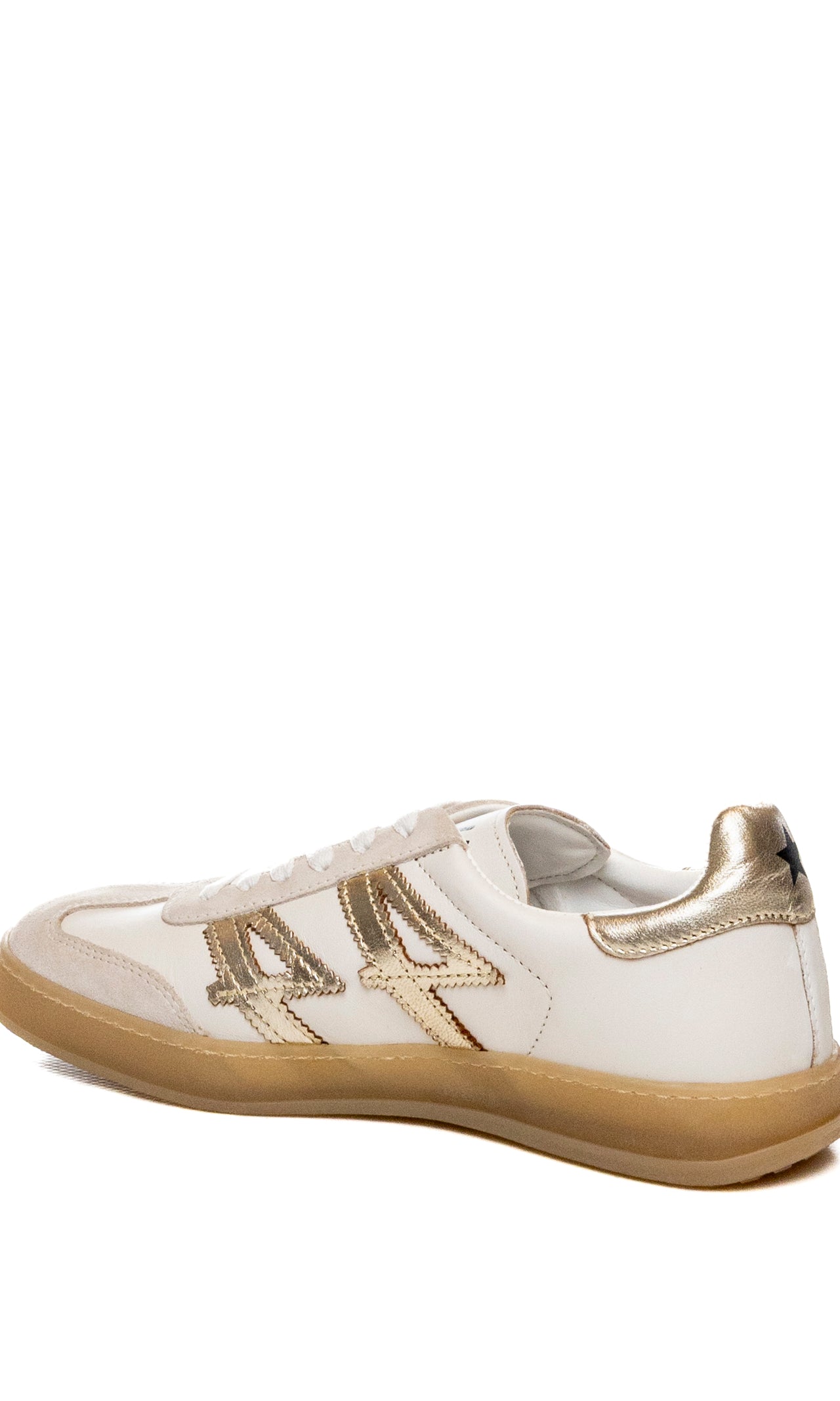 UP44 sneaker bianco/platino W3 PEL/SUE-BIA/PLATI