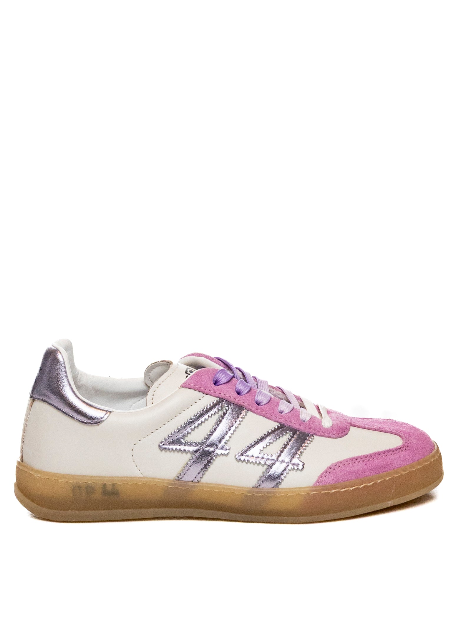 UP44 sneaker bianco/lilla W7 PEL/SUE-BIA/LILLA