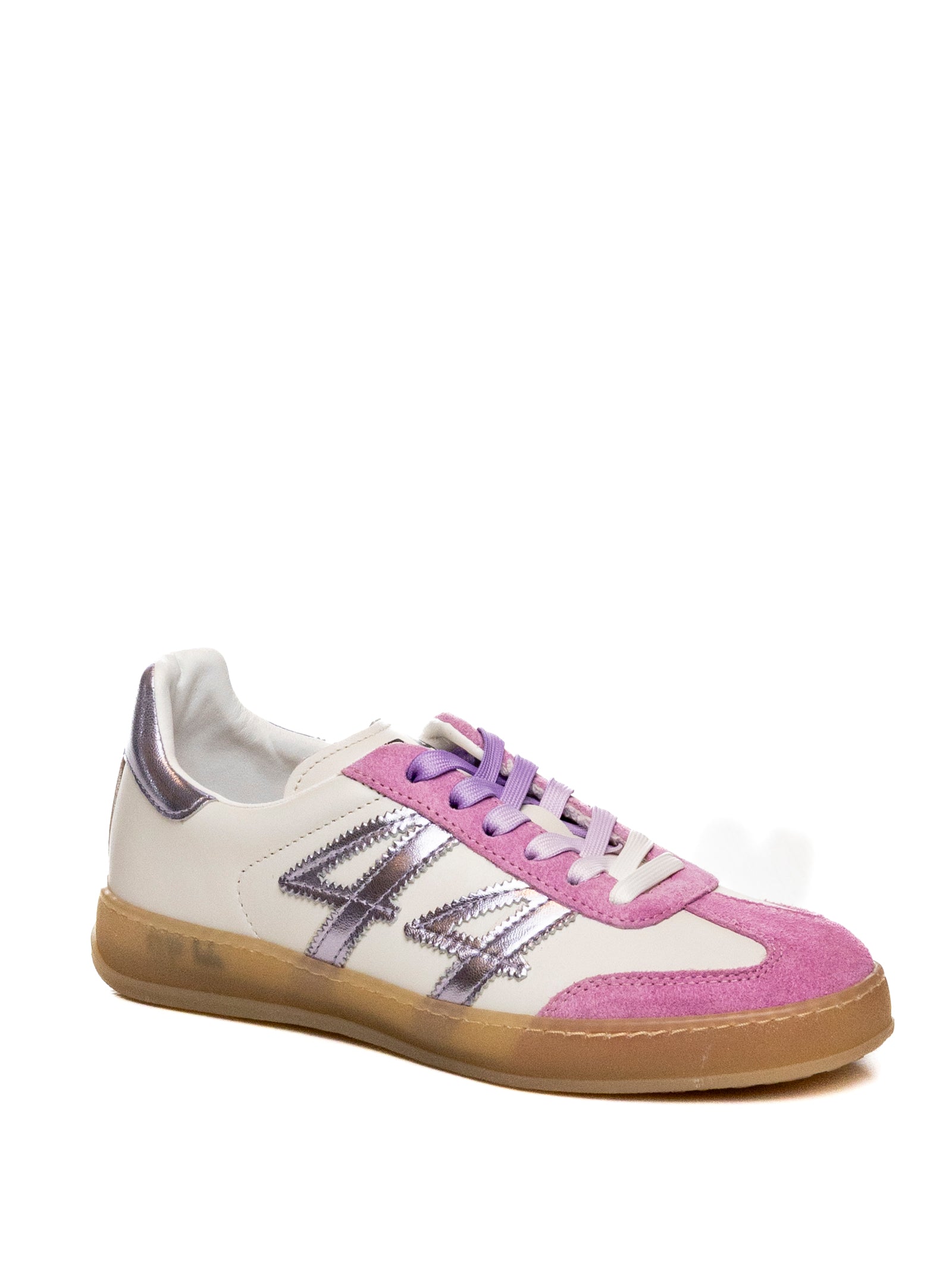 UP44 sneaker bianco/lilla W7 PEL/SUE-BIA/LILLA