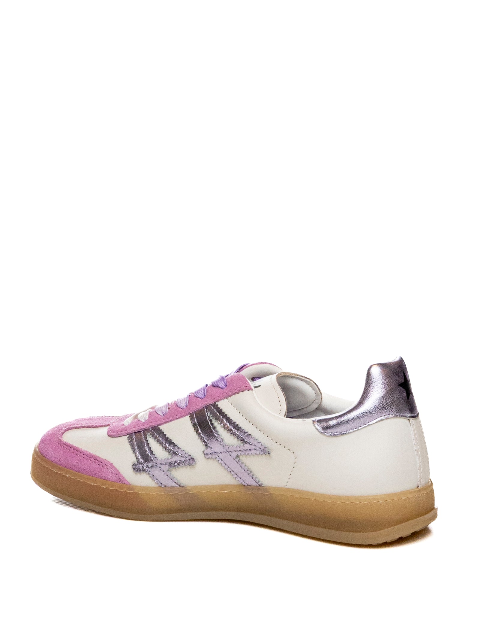 UP44 sneaker bianco/lilla W7 PEL/SUE-BIA/LILLA