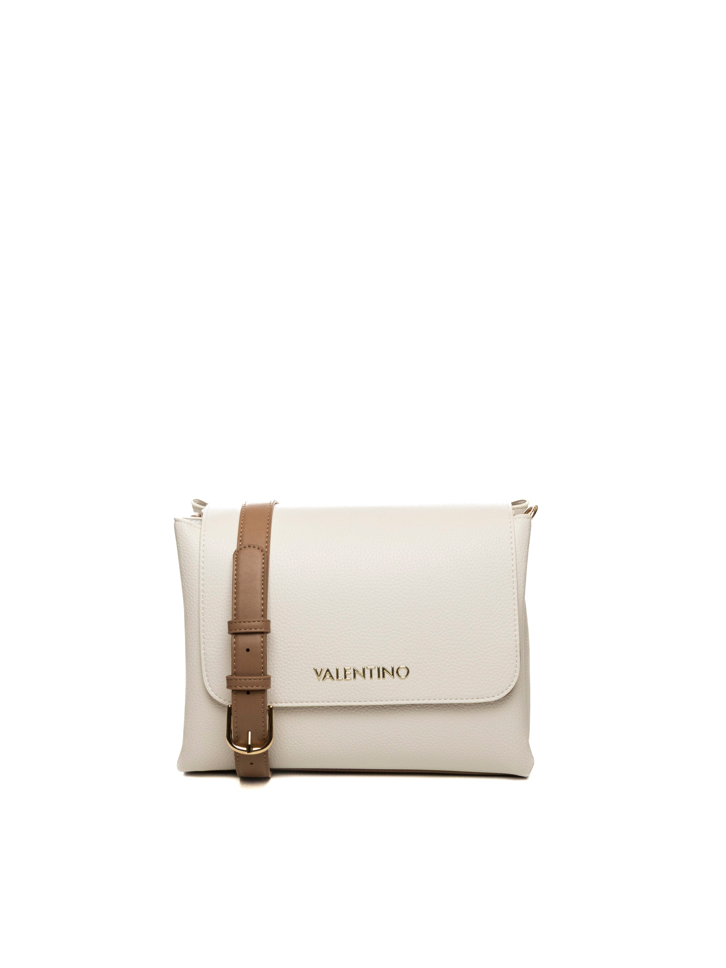 VALENTINO borsa a spalla alexia bianca/cuoio VBS5A803 ALEXIA-BIA/CUO