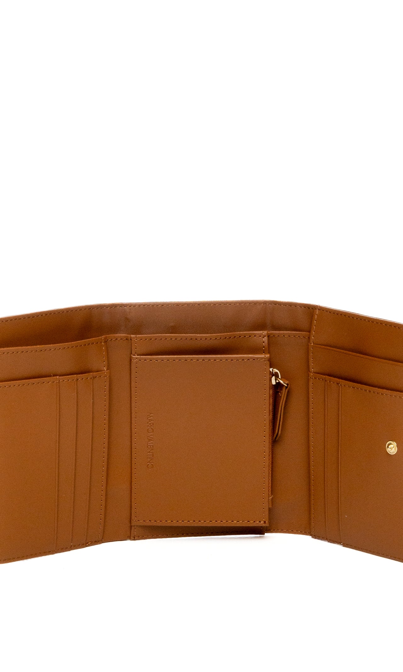 VALENTINO Portafogli pelle cuoio VPS7LX43 BRIXTON-CUOIO