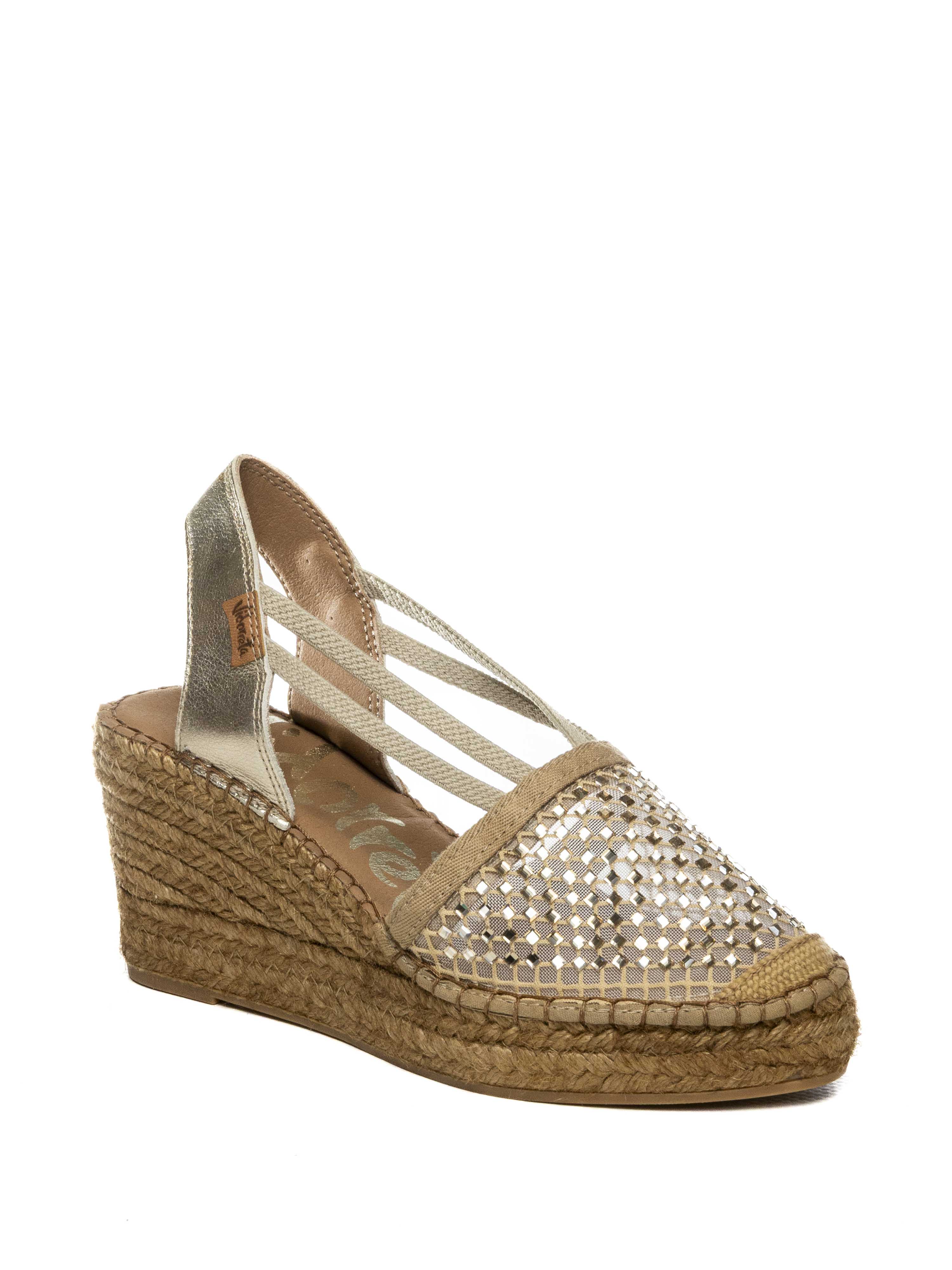 VIDORRETA espadrilles rejilla cristal crudo 103 REJILLA CRISTAL-CRUDO