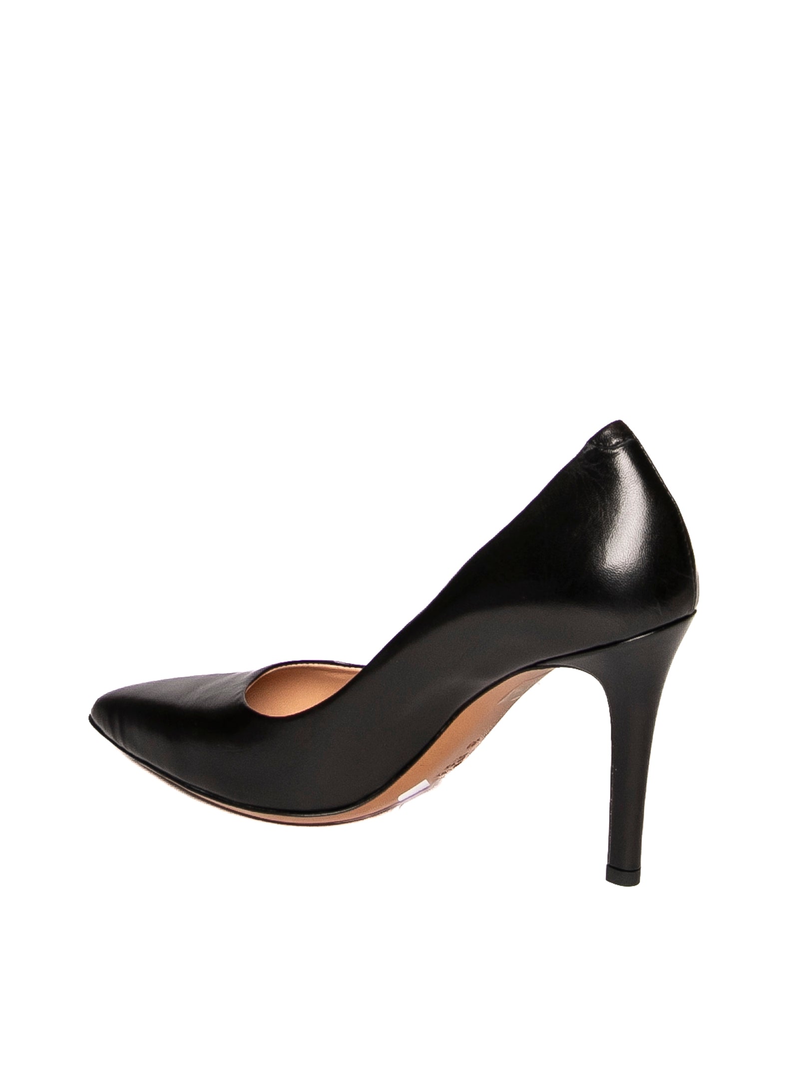 FRANCO RUSSO décolleté in nappa nero<BR/> 1801/S NAPPA-NERO 
