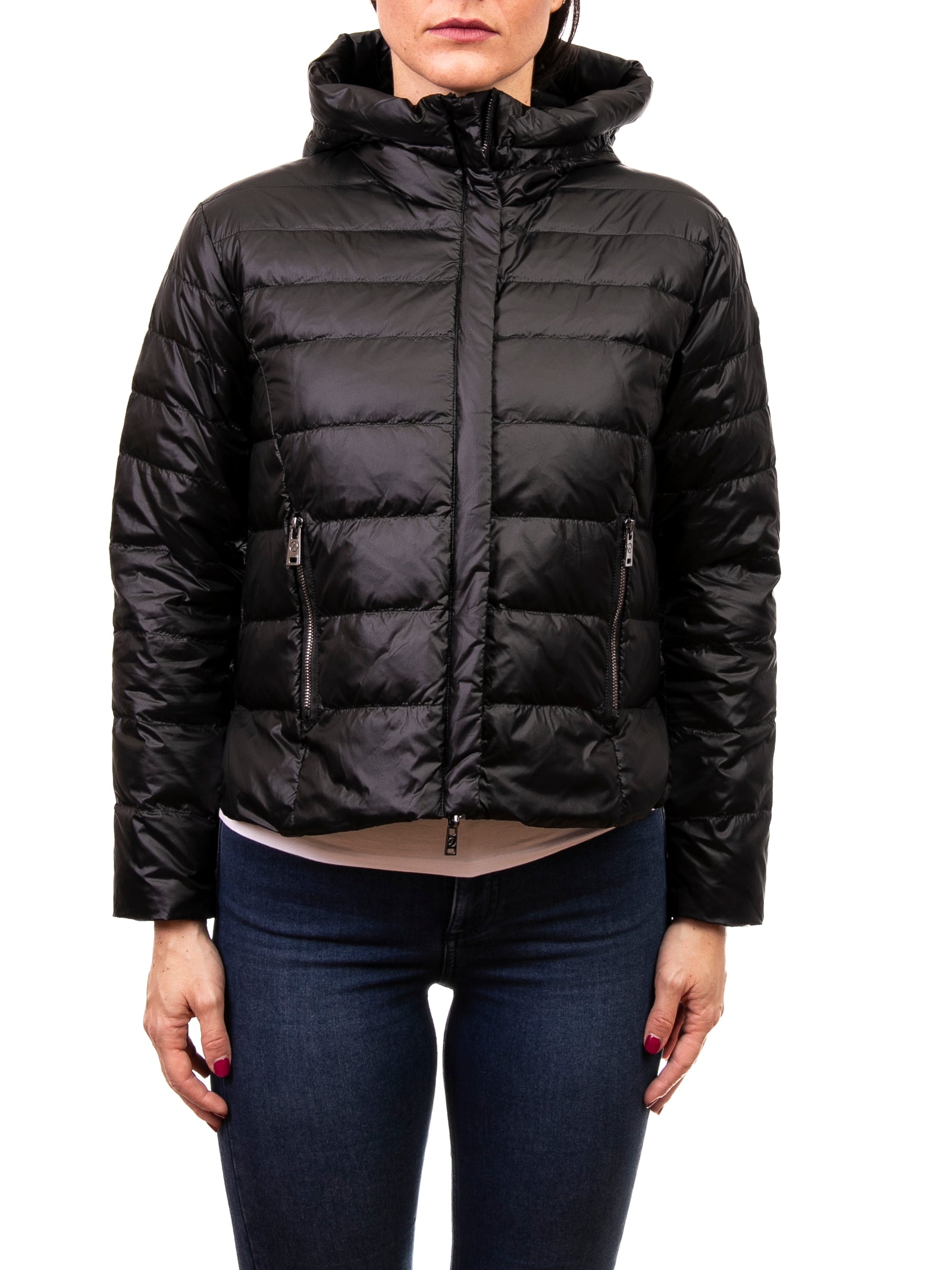 PEOPLE OF SHIBUYA giubbino soft touch nero CHIE PM835-999 