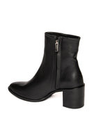 UP44 tronchetto in pelle nero<BR/> EL649 VIT-NERO 