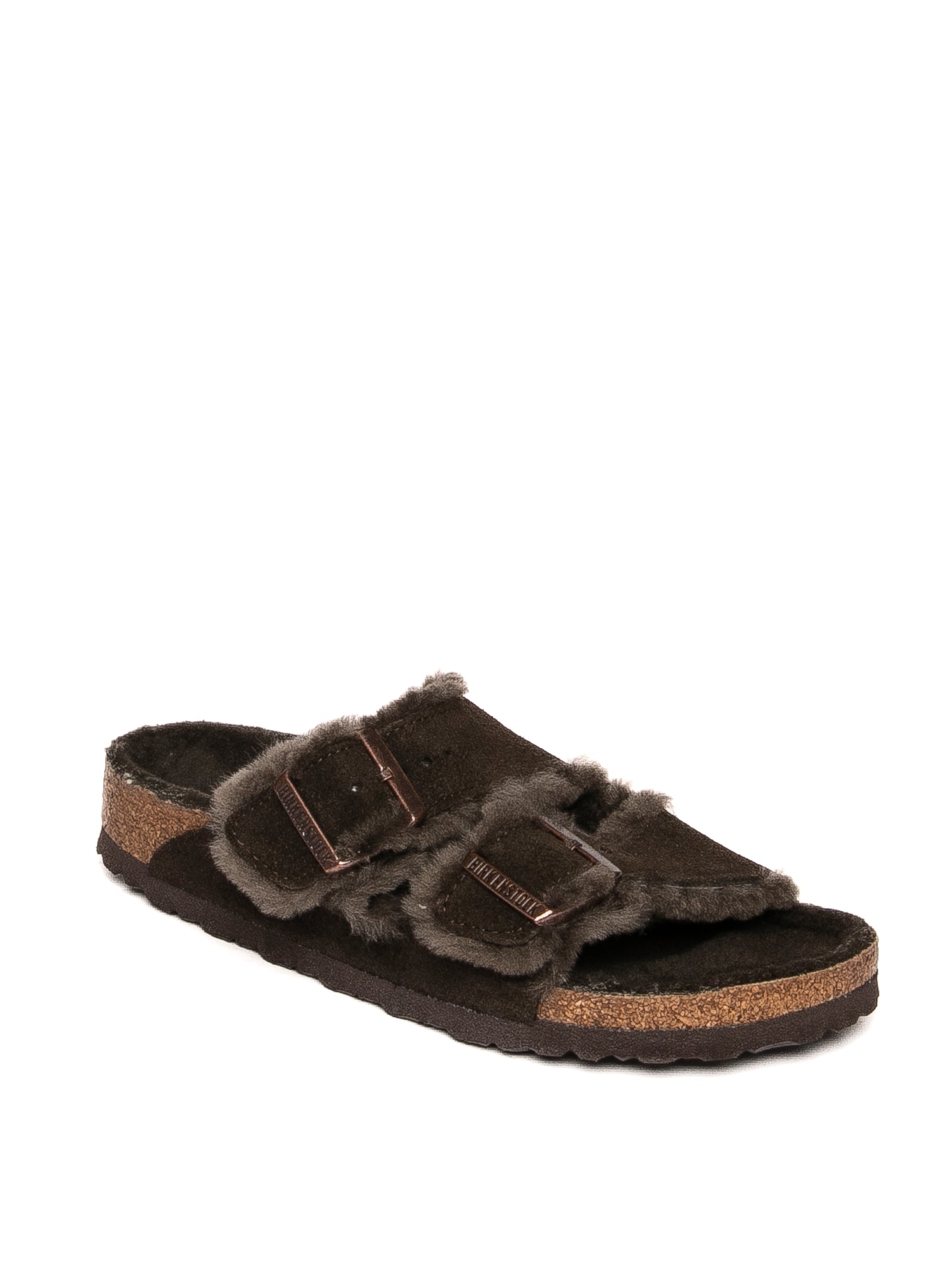 BIRKENSTOCK sandalo arizona shearling mocca <BR/> ARIZONA 1020528-MOCCA 