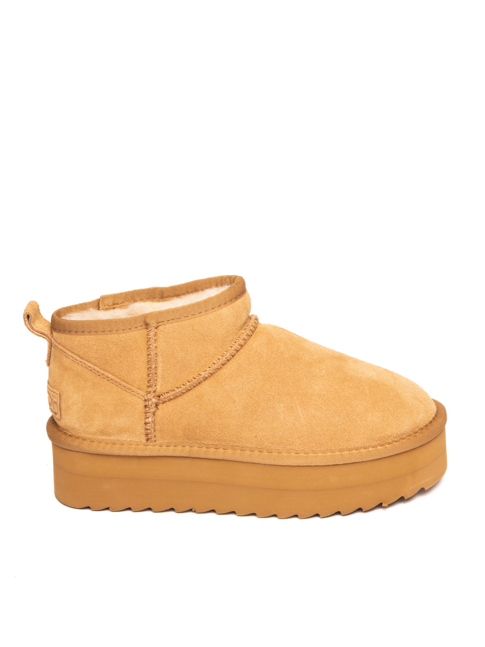 COLORS OF CALIFORNIA Tronchetto suede tan YWPLA01 PLATFORMWINTER-TAN 