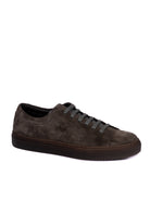 JEROLD WILTON Sneaker in camoscio piombo 732 LIGHT-PIOMBO 