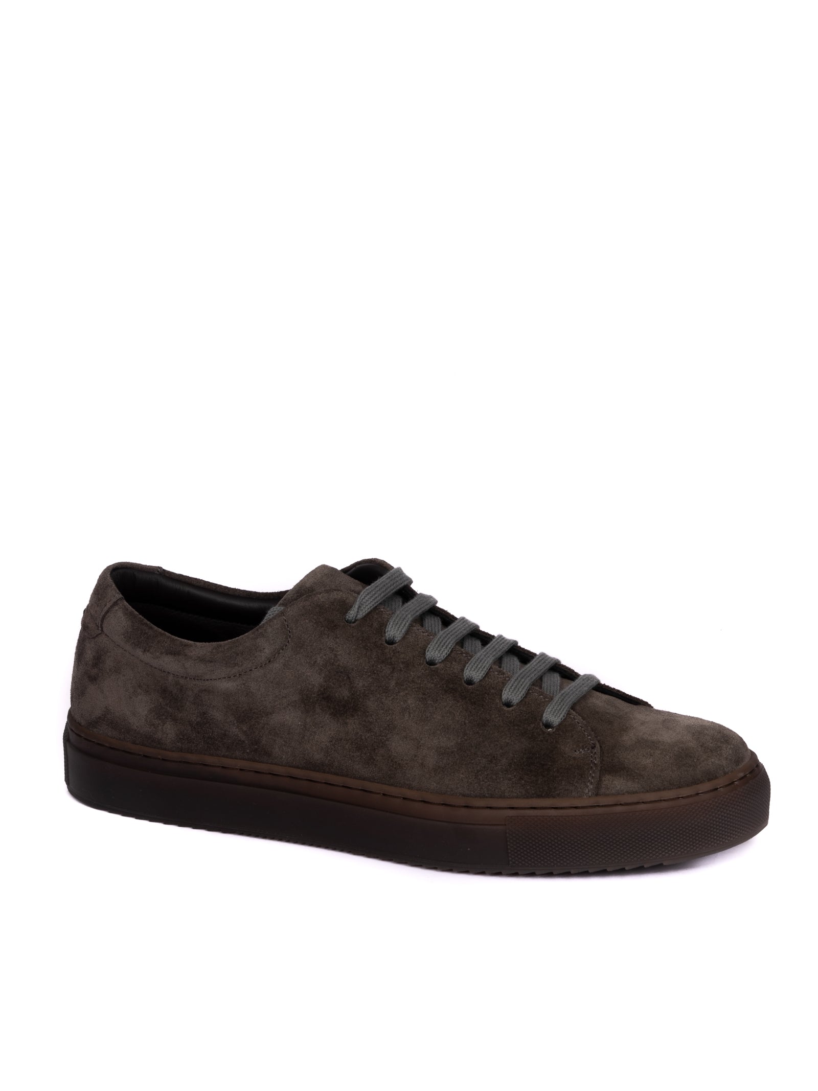 JEROLD WILTON Sneaker in camoscio piombo 732 LIGHT-PIOMBO 