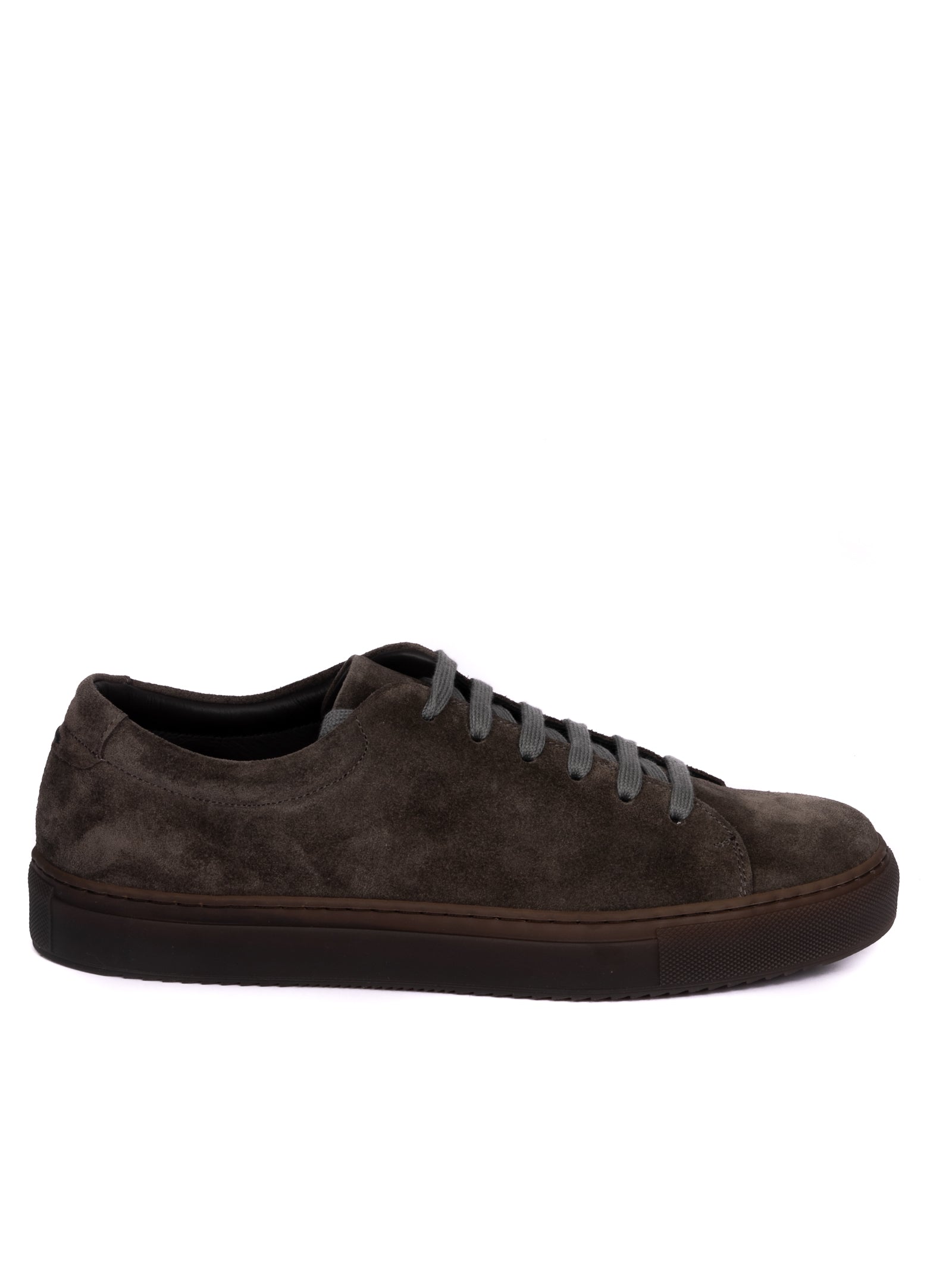 JEROLD WILTON Sneaker in camoscio piombo 732 LIGHT-PIOMBO 