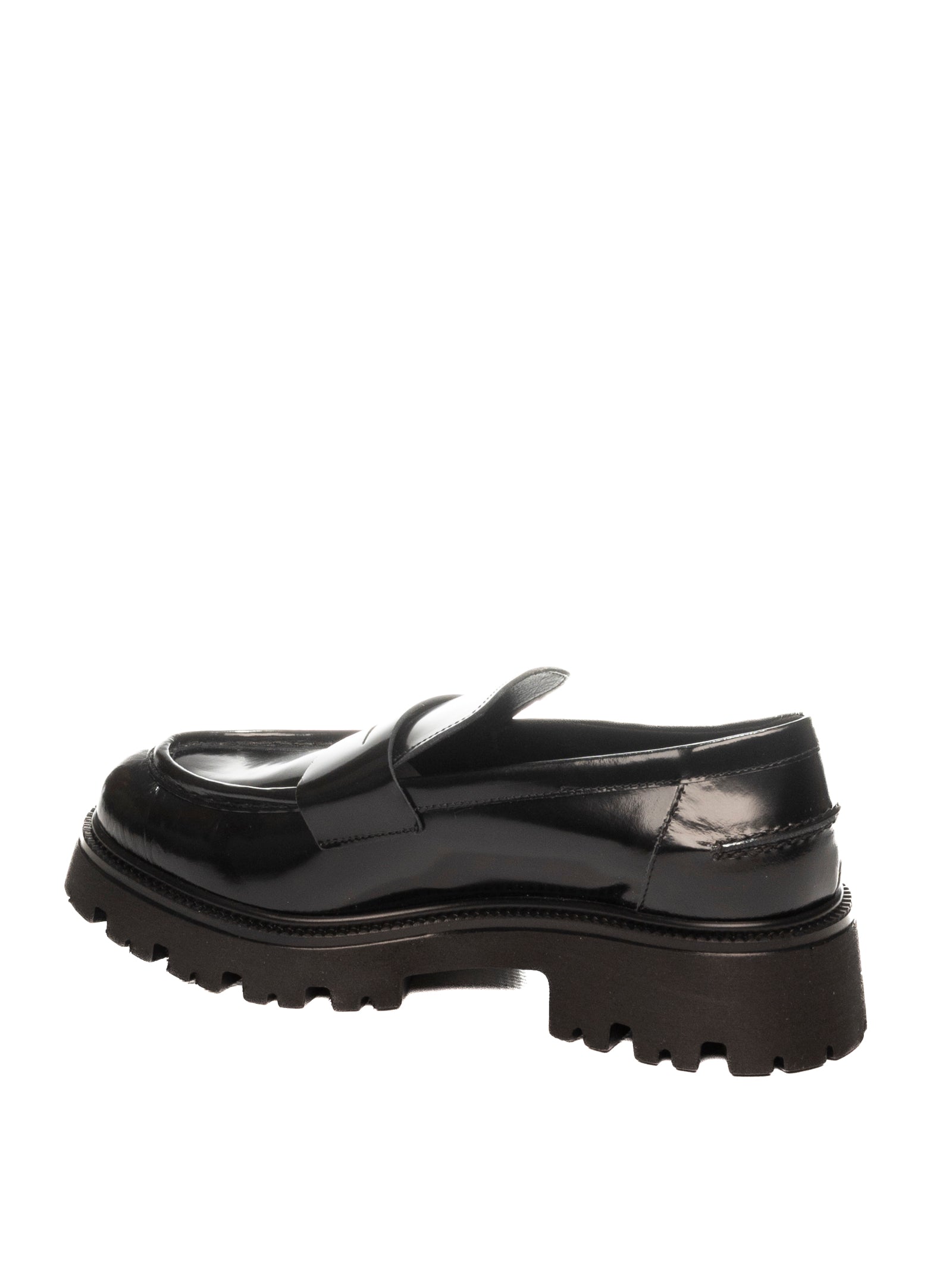 VSL Mocassino pelle nero <BR/> 7807 ASPORT-NERO 