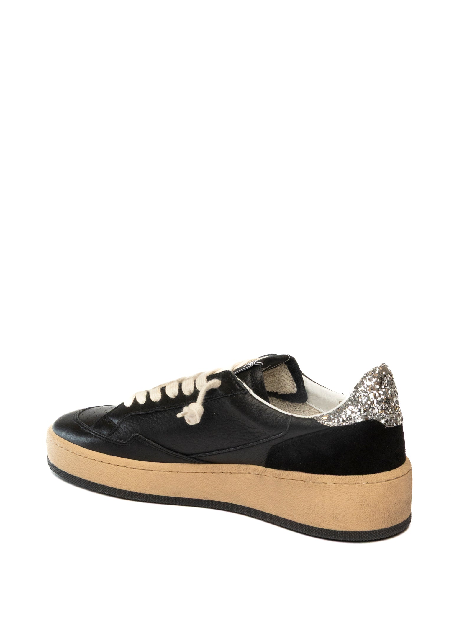 4B12 Sneaker play new nero/oro PLAYNEW D PELLE-221 