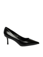 CHICONIC 208 black leather décolleté 208 VIT-NERO 