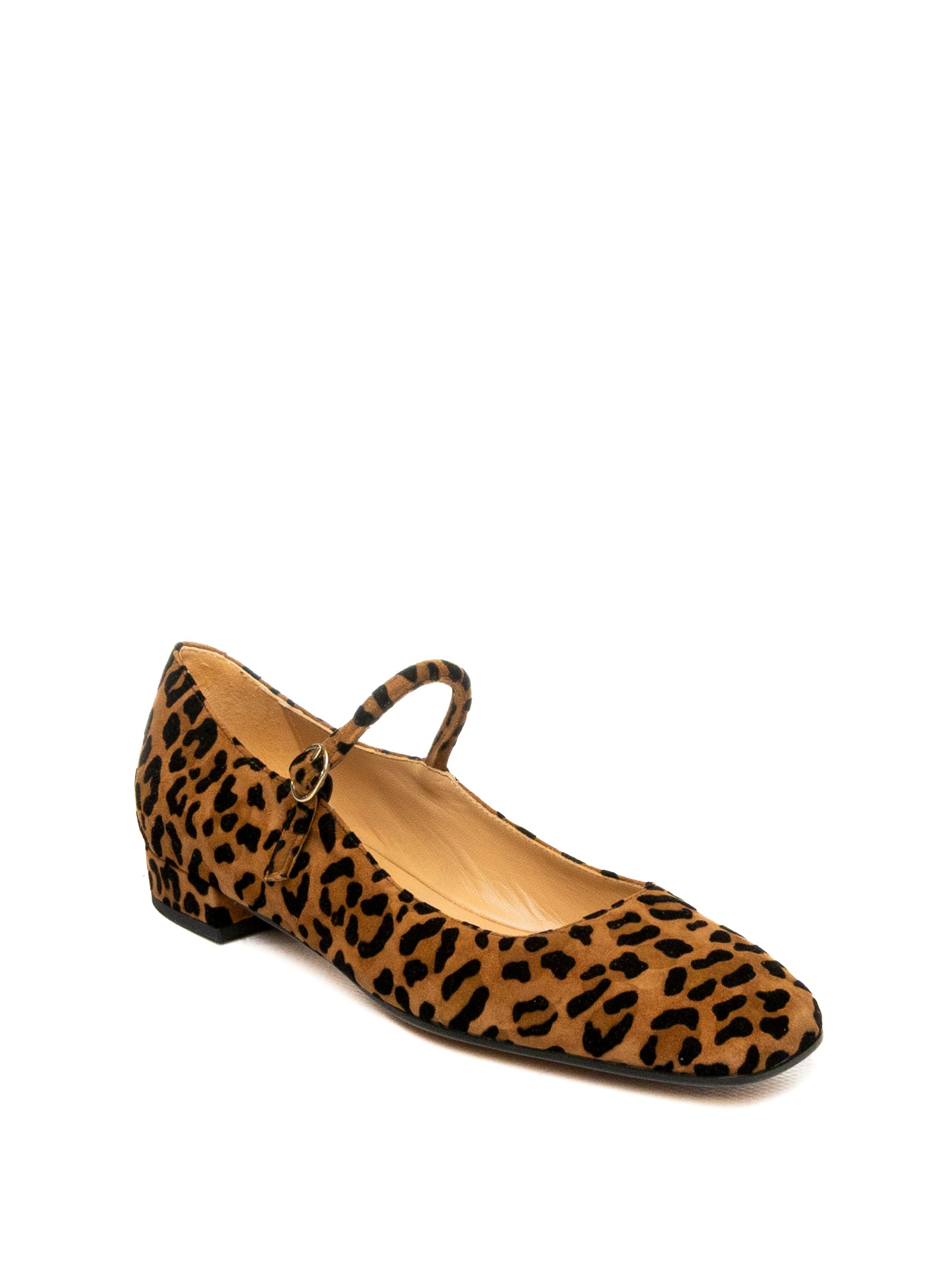 FRANCO RUSSO Décolleté cinturino animalier 1003 FLOK-BRANDY 