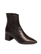 FRANCO RUSSO tronchetto in nappa nero<BR/> 6837 NAPPA-NERO 