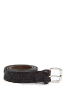 ITALIAN BELTS cintura pelle moro 528/35 PELLE-MORO 