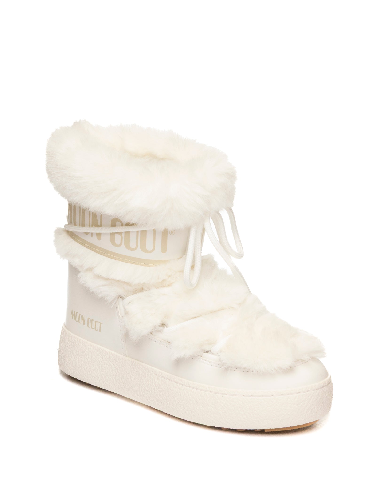 MOON BOOT Doposci l track fur bianco 2450130 LTRACKFUR-A001 