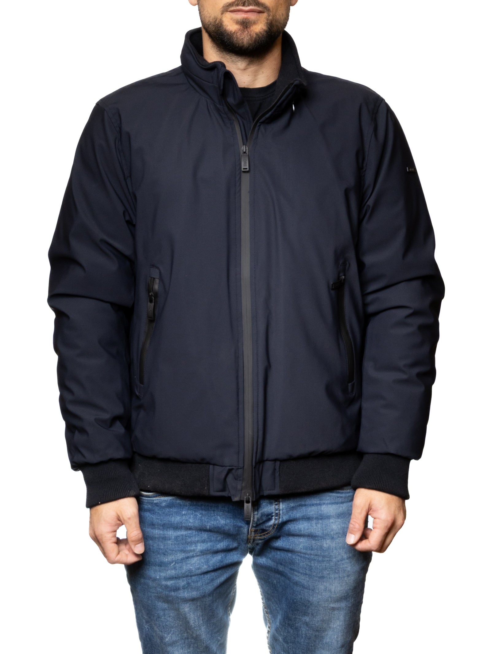 MORE giubbino tessuto blu M2031 TESS-BLU 