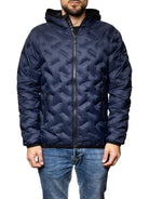 MORE giubbino piuma blu M2079 PIUMA.BLU 