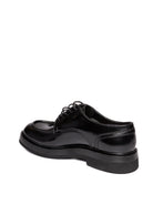SANTONI Derby in pelle nero 18366 PELLE-NERO 