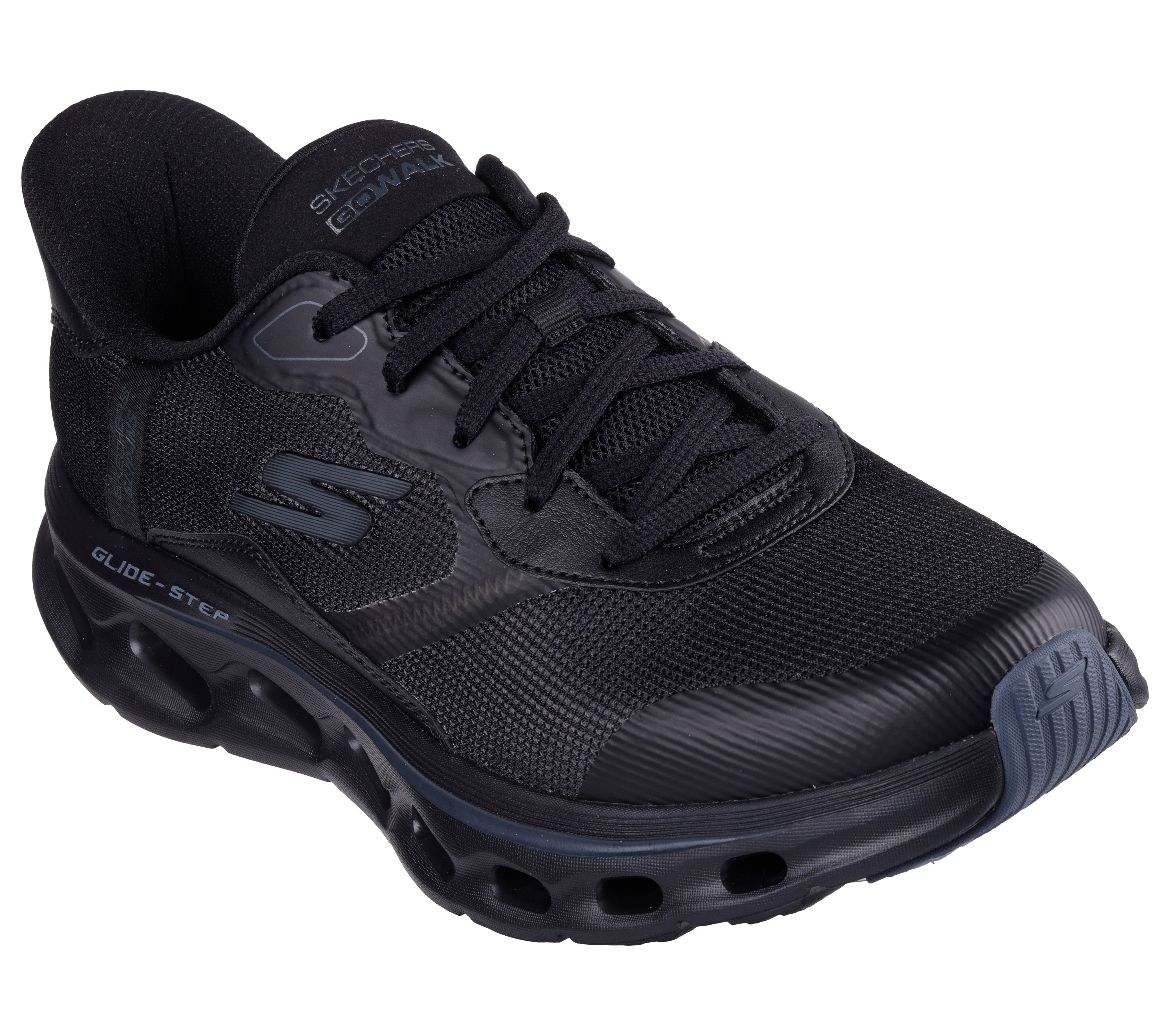 SKECHERS Sneaker go walk glide nero 216660 GOWALK.GLIDE-BBK 