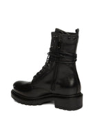 UP44 Anfibio borchie pelle nero MA600 VIT-NERO 