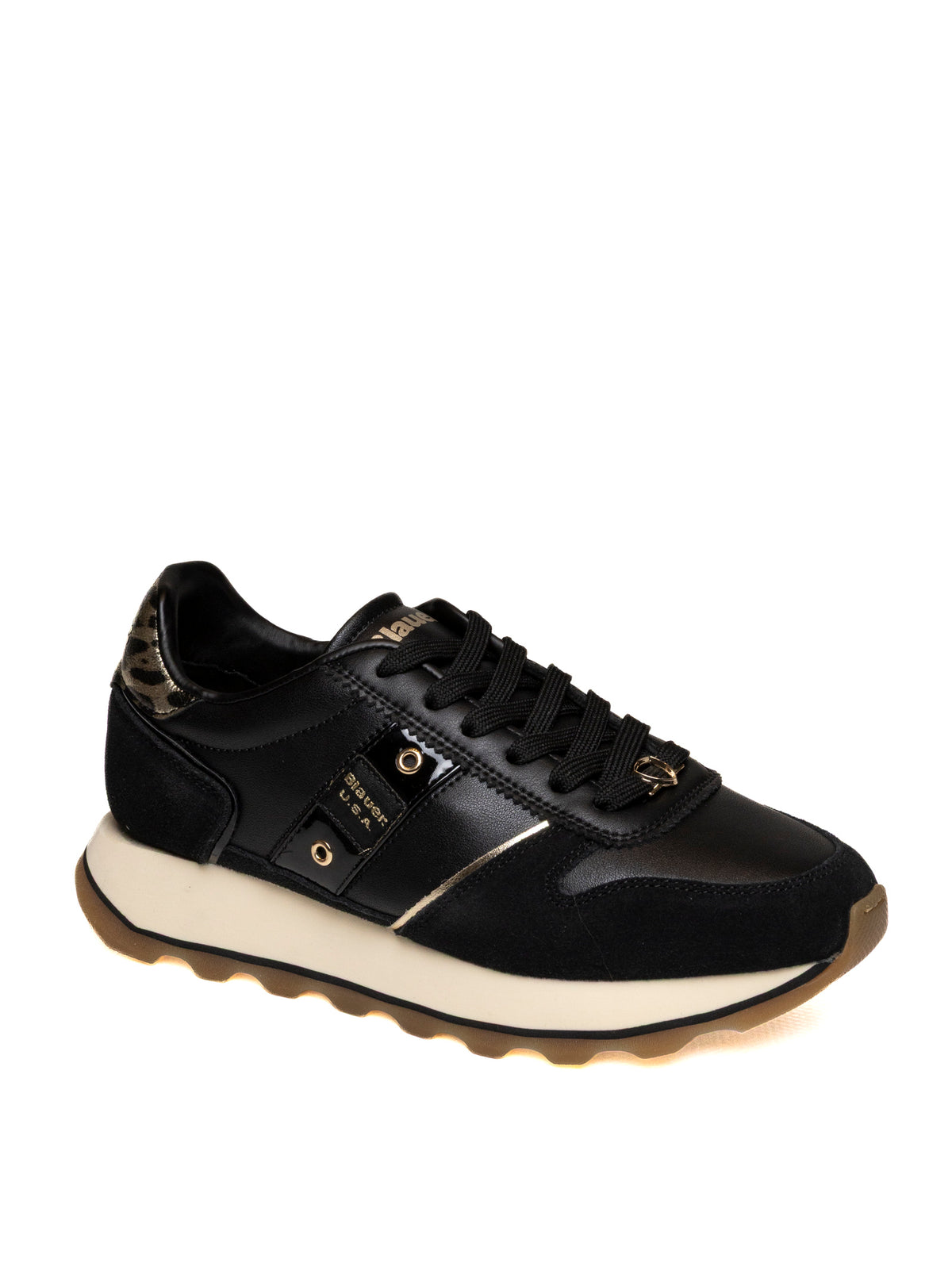 BLAUER  MILLS01 PE/SUE-BLK/LEO 