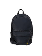 Zaino in nylon Blauer vista frontale con tasca esterna e dettaglio logo