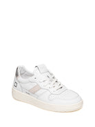 D.A.T.E.  COURT 2.0 D CALF-WHT/SILV 