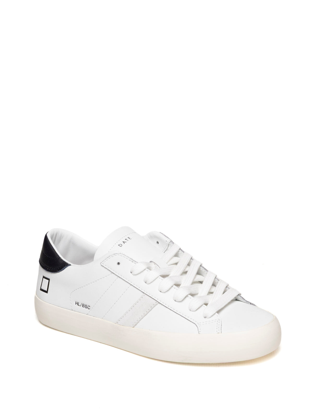 D.A.T.E.  HILL LOW BASIC U CALF-WHT/BLU 