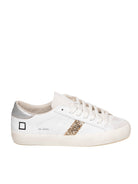 D.A.T.E.  HILL LOW VINTAGE D CALF-WHT/SILV 