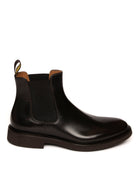 DOUCAL'S beatles in pelle ebano <BR/> 1343 HORSE-EBANO 