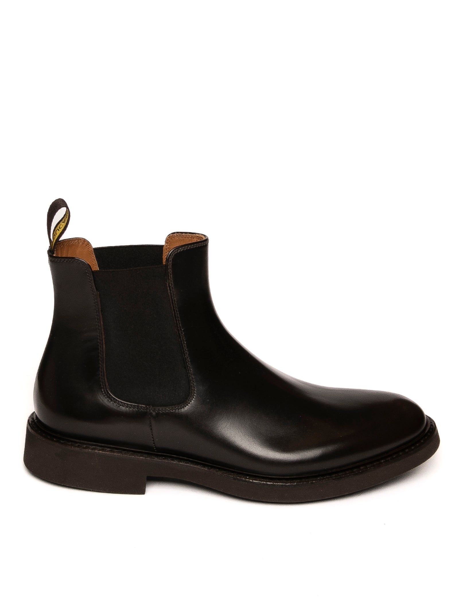 DOUCAL'S beatles in pelle ebano <BR/> 1343 HORSE-EBANO 