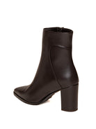 FRANCO RUSSO Tronchetto nappa beige 287731 NAPPA-CASTAGNO 