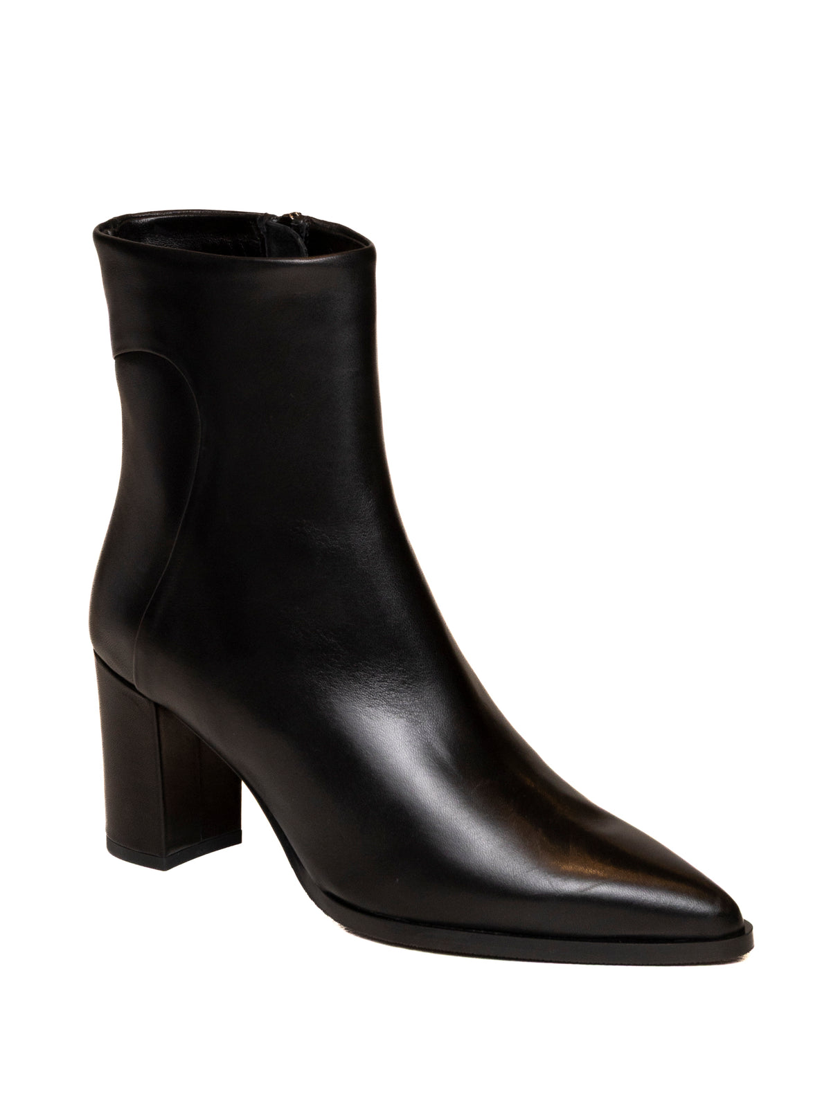 FRANCO RUSSO Tronchetto in nappa nero 287731 NAPPA-NERO 