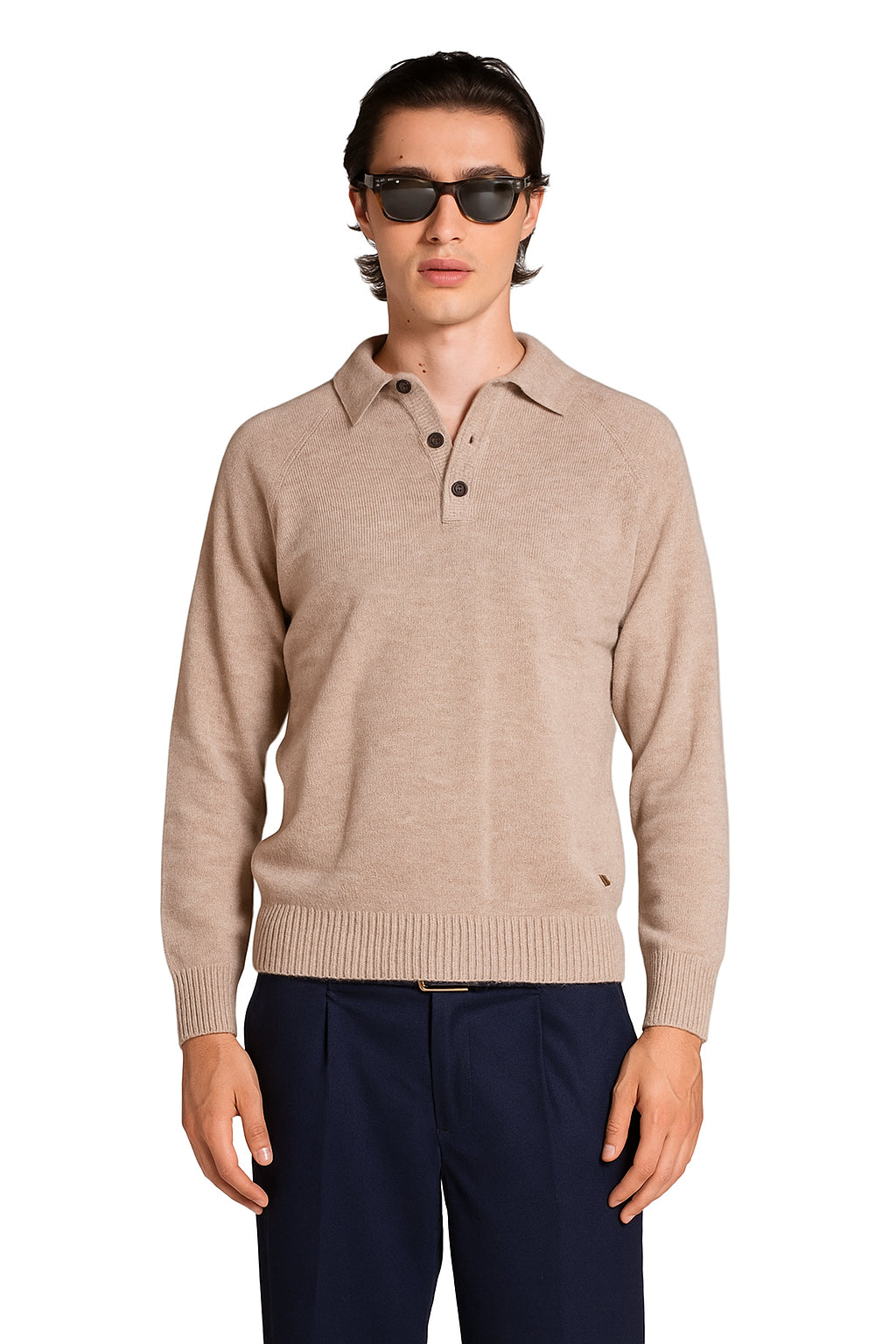 IMPURE pullover lana beige COLIN LAMBSWOOL--C92 