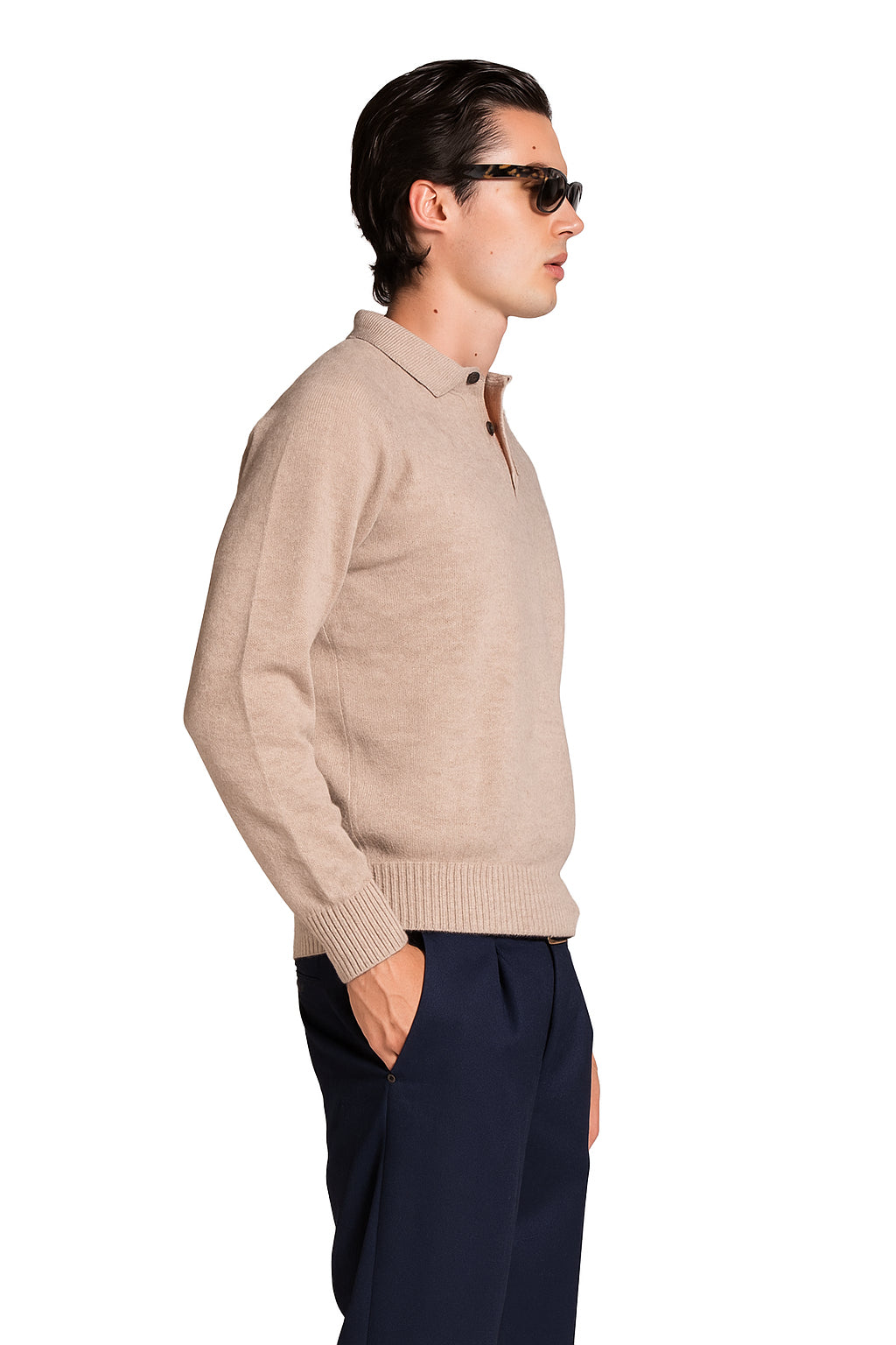 IMPURE pullover lana beige COLIN LAMBSWOOL--C92 