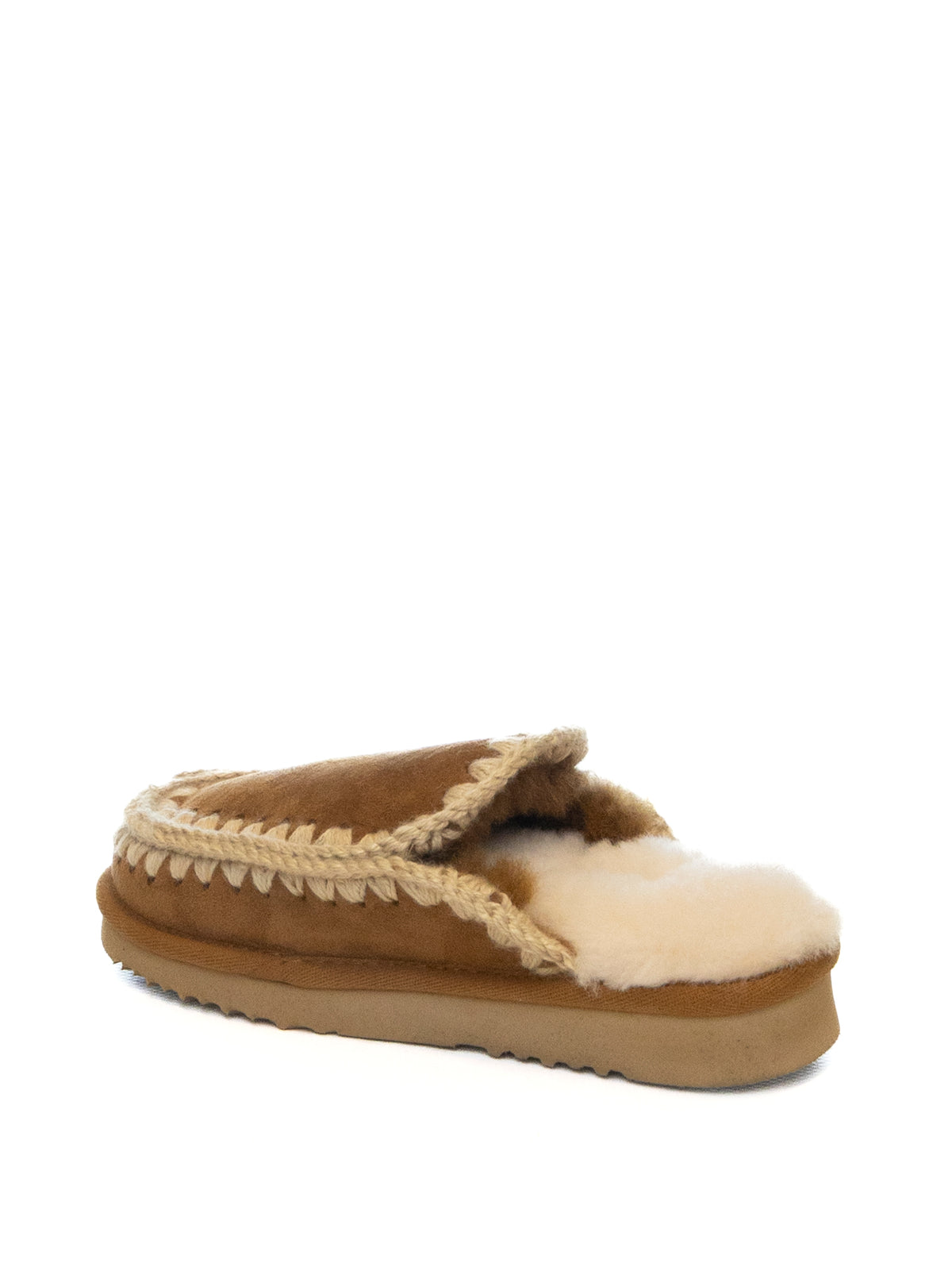 MOU eskimo stitching cognac ESKIMO SLIPPER 101125A-COG 