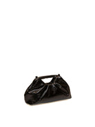 Borsa a tracolla nera MY-BEST BAG vista di tre quarti senza tracolla montata