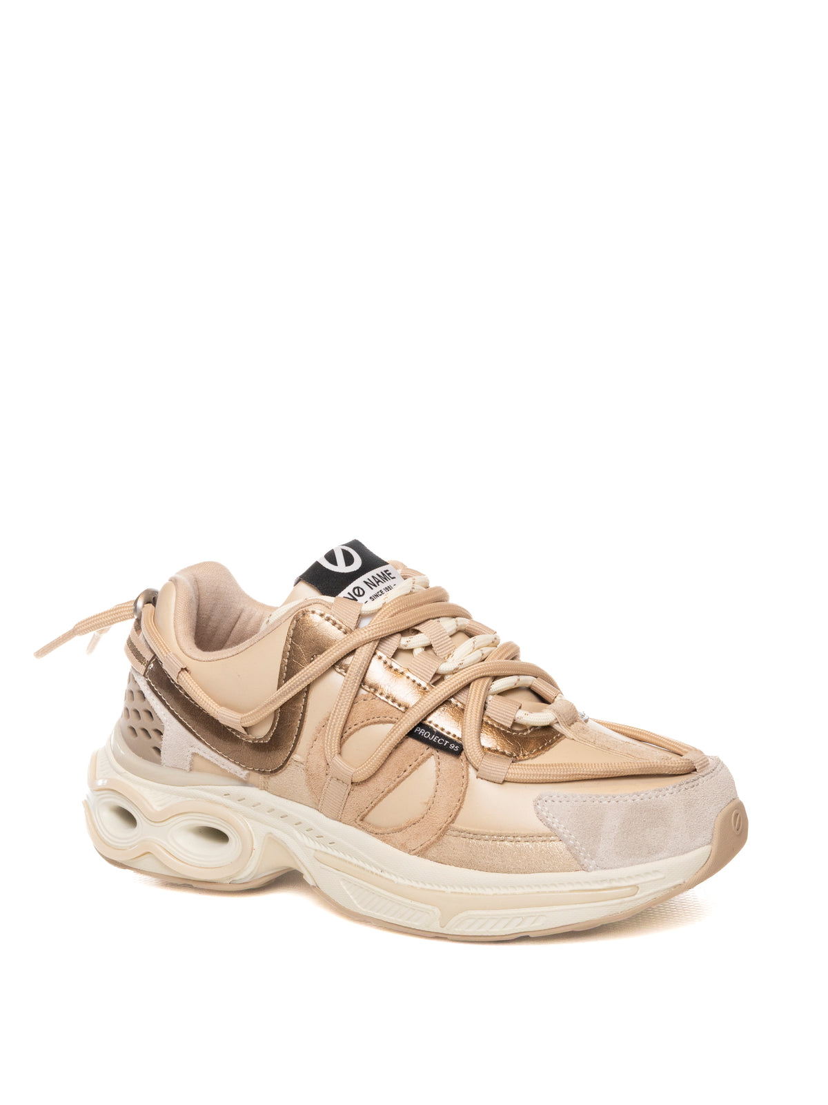 NO NAME  WILLO RUNNER SUE/GLOSSY-NUDE/BRONZE 