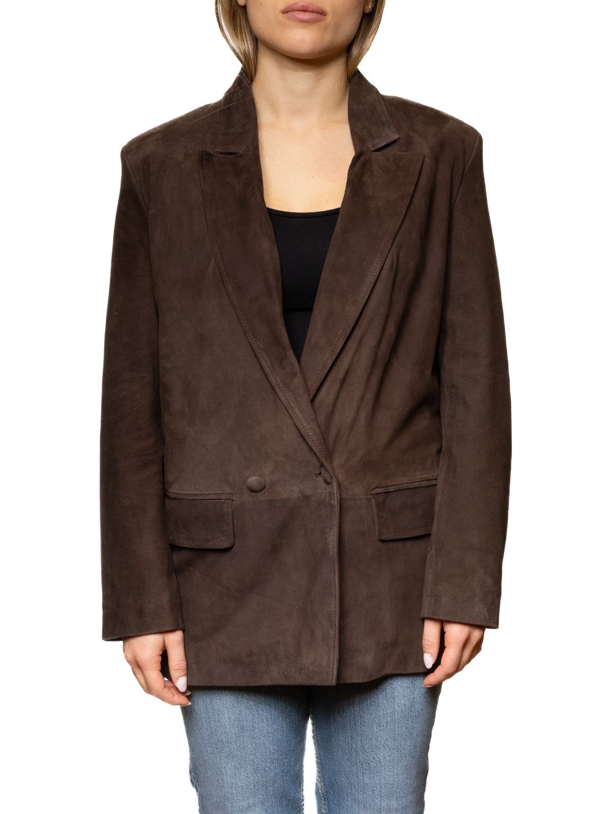 PK BY PASKAL giubbino camoscio moro R125 CAM-TMORO 