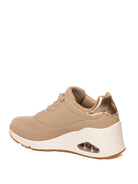 SKECHERS uno wedge - hi steps 177520 UNO WEDGE -HI STEPS-TAN 