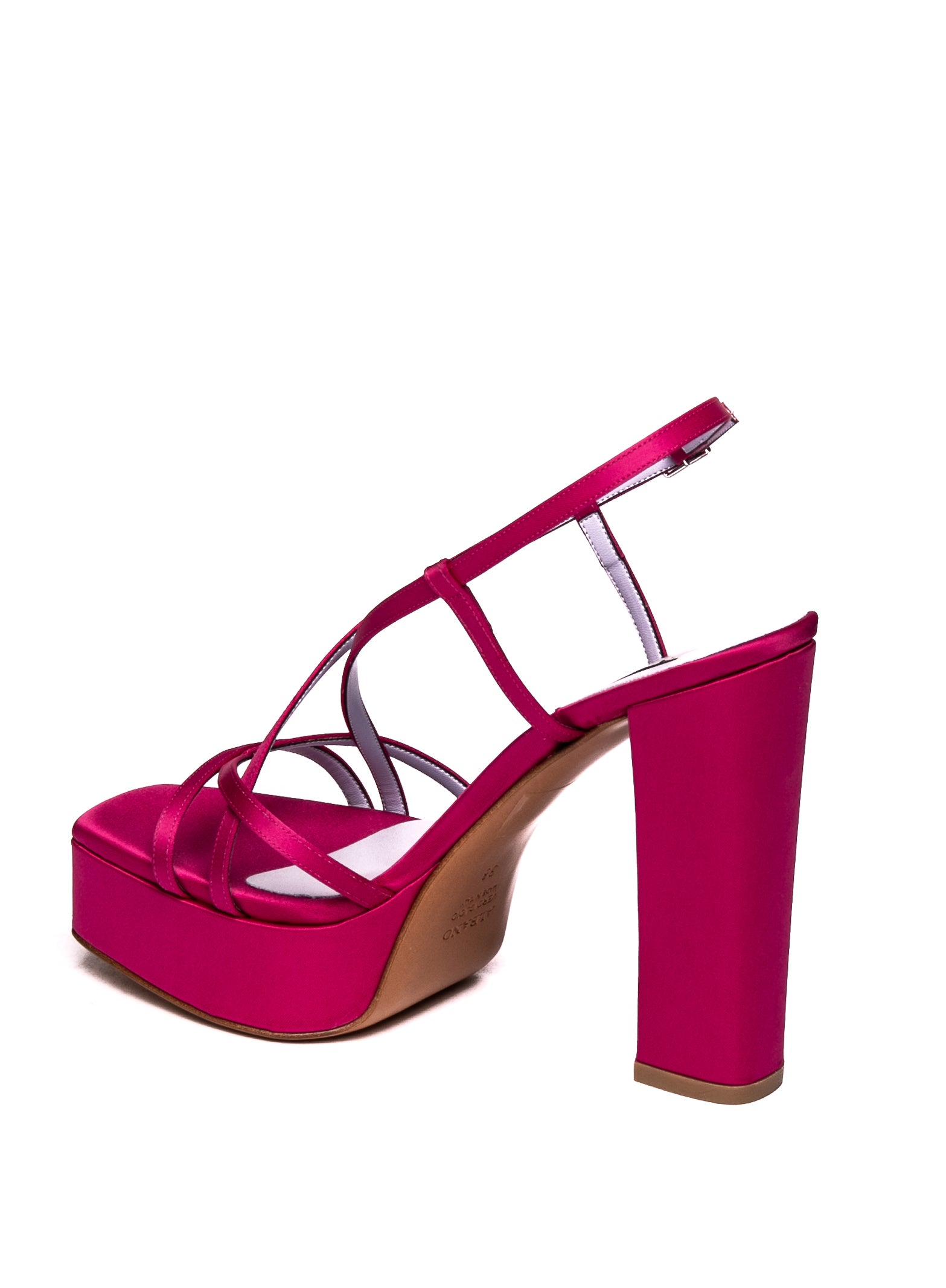 ALBANO Sandalo raso 3267 fuxia 3267 RASO-FUXIA 