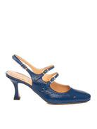 FRANCO RUSSO Décolleté pelle blu 1306S FINISH-NAVY 