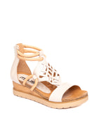 MJUS Sandalo 28007 latte L28007-101 PELLE-0001 