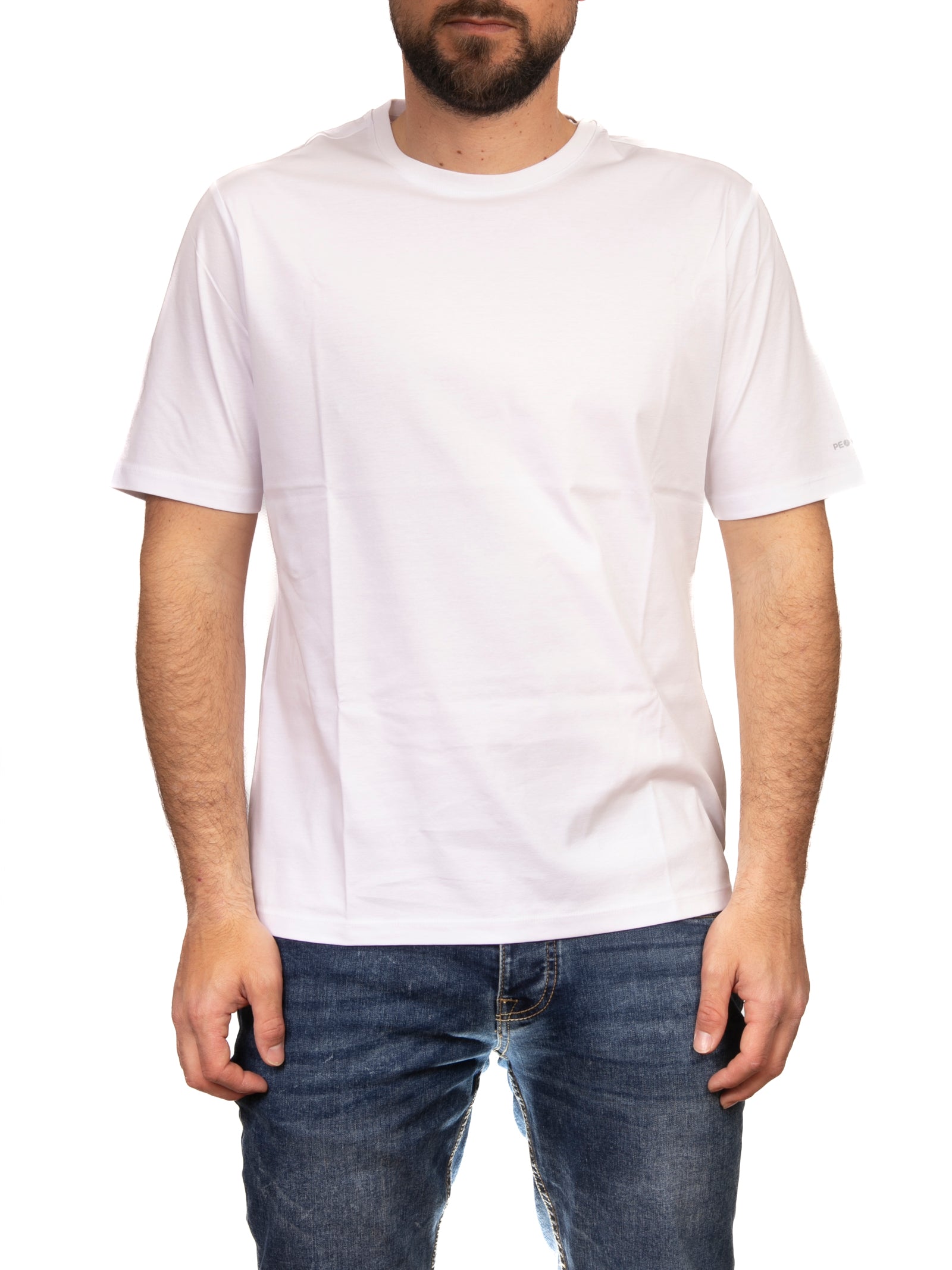 PEOPLE OF SHIBUYA T-shirt shiko bianco SHIKO|PM444 JERSEY-007 